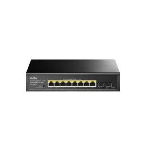 cudy gs1008ps2 8 port gigabit poe switch with 2 gigabit sfp 2