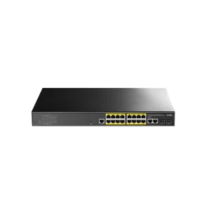 cudy gs2018ps2 16 port l2 managed gigabit poe switch with 2 uplink gigabit ports and 2 gigabit sfp s 1