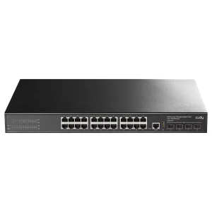 cudy gs5024s4 24 port layer 3 managed gigabit switch with 4 10g sfp slots