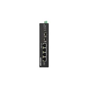 ds 3t0506hp e hs hikvision unmanaged industrial poe switch 4x1000 mbps 1xhi poe 90w 2xgigabit sfp 2