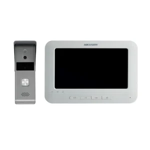 ds kis205t grey analoq intercom kit hikvision